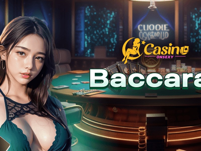 Hình ảnh bàn Baccarat với các quân bài và chip cược, minh họa chiến thuật chơi Baccarat hiệu quả tại 888bet.